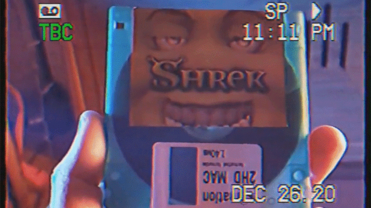 Some BODY put All of Shrek on a 1.44MB floppy disk