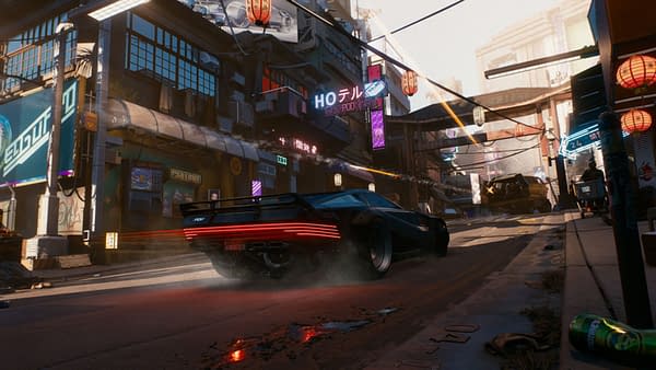 Seems like the only thing I have to get around town is this very expensive car.  Courtesy of CD Projekt Red.