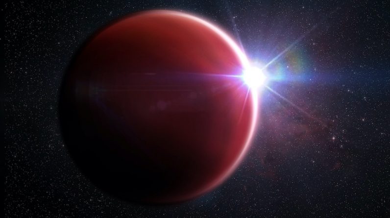 Os astrônomos encontram um planeta como Júpiter, mas ele não contém nenhuma nuvem