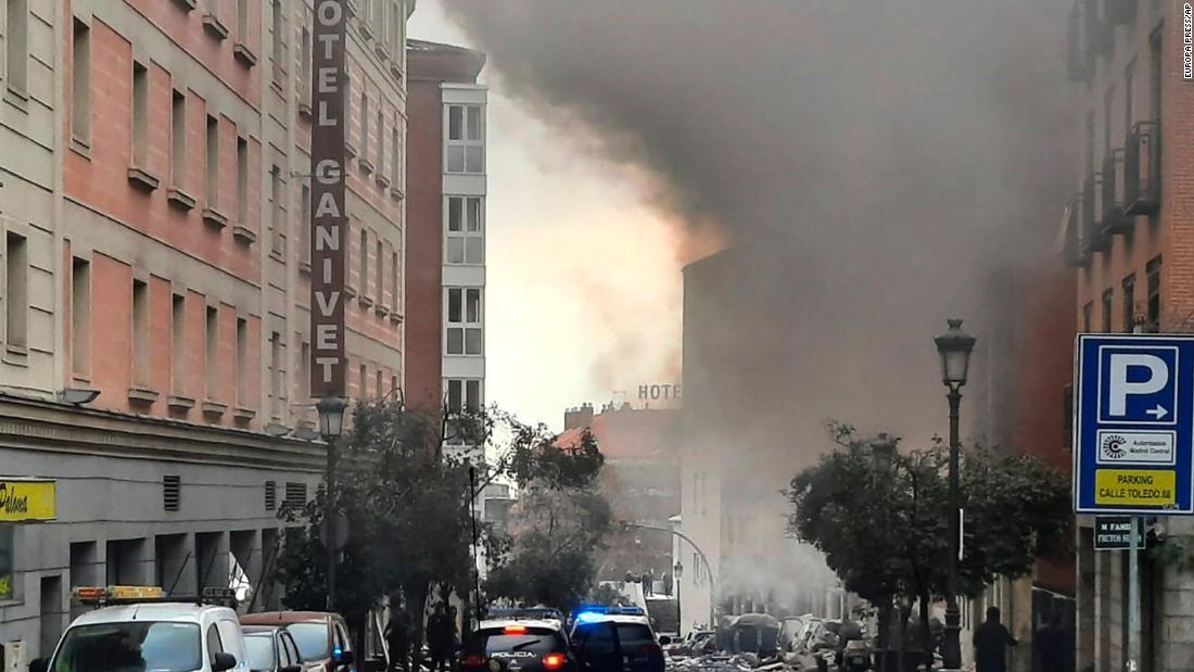 Madrid explosion: two dead and several wounded, as a result of an explosion that rocked the Spanish capital