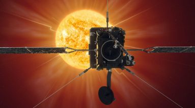 O Solar Orbiter oferece uma visão cintilante de Vênus, Terra e Marte