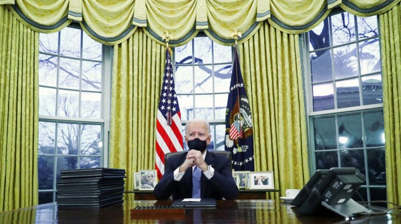 What is Joe Biden changing in the Oval Office makeover?