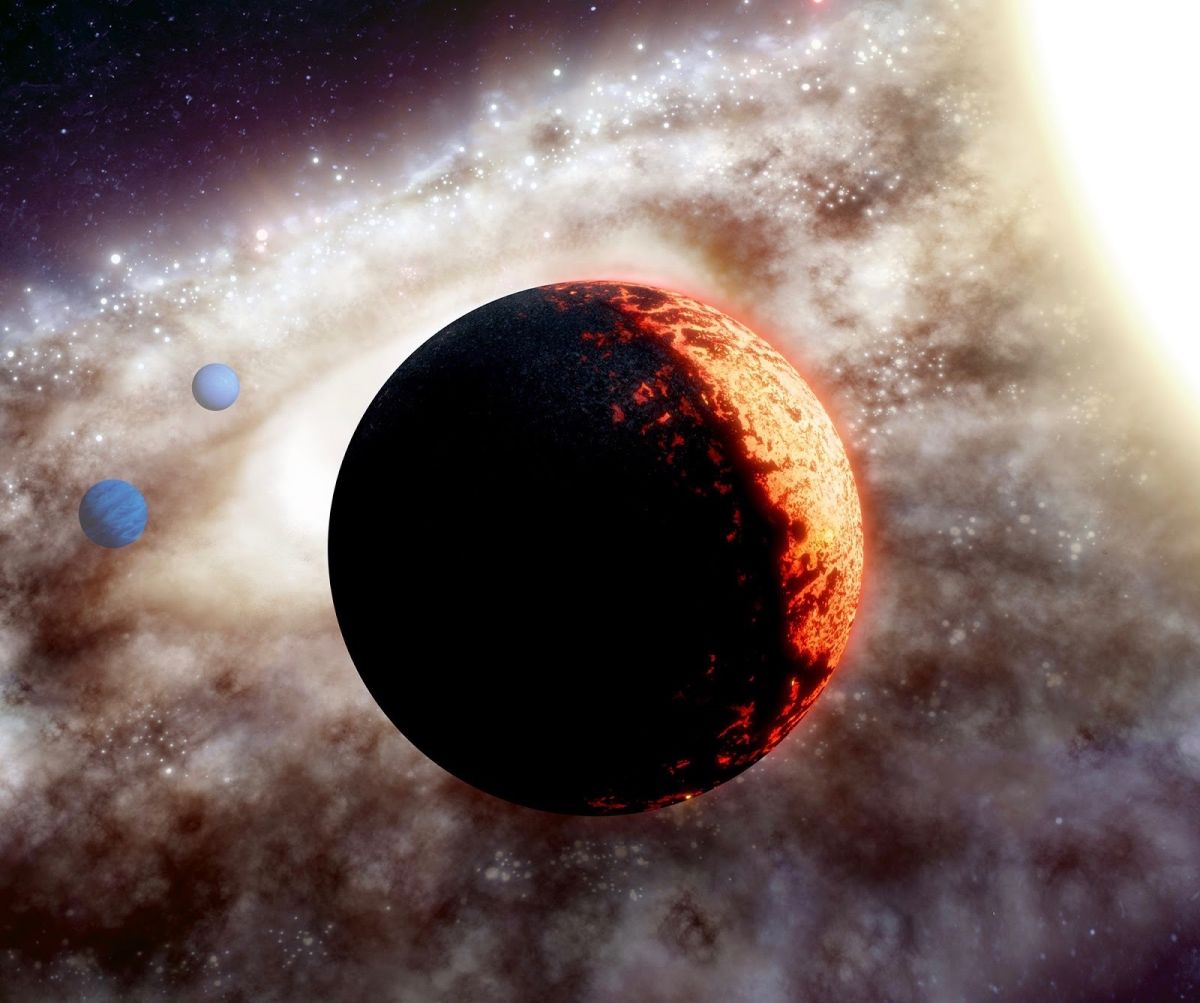 Observation of a rocky "super-Earth" planet orbiting one of the oldest stars of the Milky Way