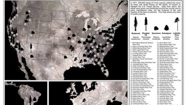A NASA compartilhou um mapa mostrando os locais