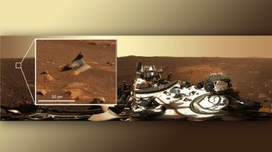 A sonda itinerante da NASA está enviando seu primeiro panorama de alta resolução de Marte