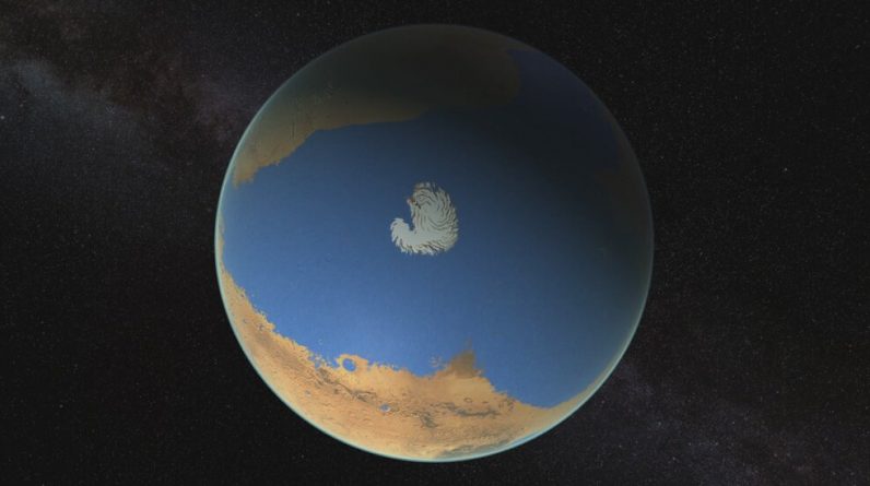 Água em Marte desapareceu.  Pode ser para onde ele foi.