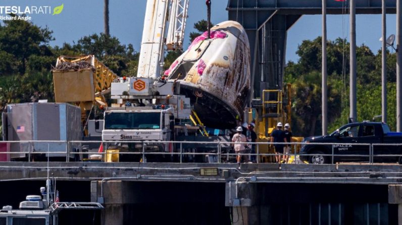 A SpaceX está fazendo o recall de sua segunda espaçonave Cargo Dragon atualizada para reutilização futura