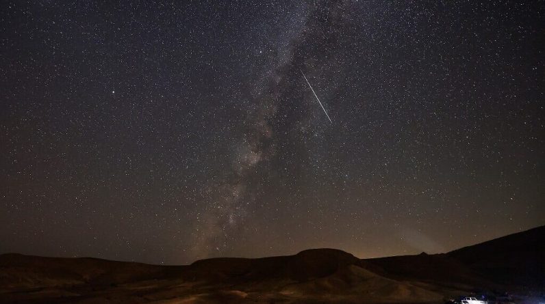 Chuvas de meteoros anuais deslumbram milhares de visitantes ao sul de Israel