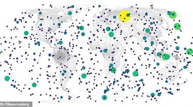 Cada meteoro bola de fogo que atingiu a atmosfera da Terra nos últimos 33 anos foi revelado em um novo mapa