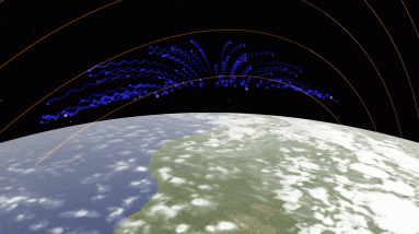 O olho do pássaro da NASA Gold revela uma dinâmica misteriosa na interface da Terra com o espaço