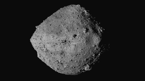 This undated image made available by NASA shows the asteroid Bennu. On Wednesday, scientists said they have a better handle on asteroid Bennu’s whereabouts for the next 200 years.