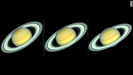 Hubble observa mudanças de cor nas estações do ano em Saturno