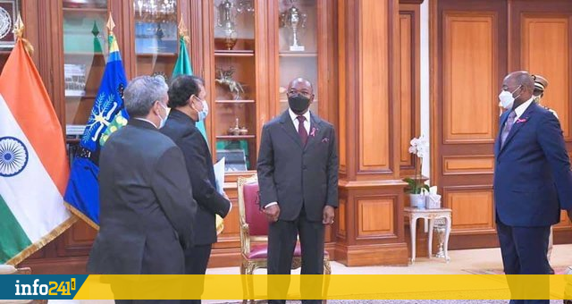 Três novos embaixadores do Brasil, França e Índia são credenciados no Gabão