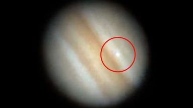 Astrônomos japoneses capturaram imagens de um possível impacto em Júpiter, pouco mais de um mês após um incidente semelhante ter sido observado