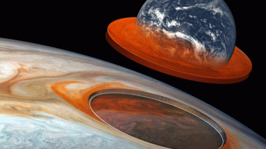 A sonda Juno da NASA apresenta a primeira renderização 3D da atmosfera de Júpiter e o funcionamento interno da Grande Mancha Vermelha