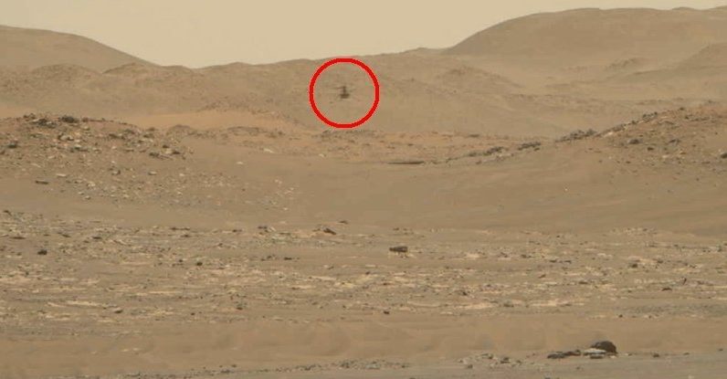 Um dia, ver um helicóptero voando na superfície de Marte pode ser uma ocorrência comum.  Esse dia não é hoje
