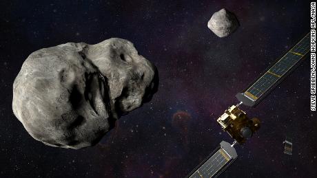 NASA lança uma missão para derrubar um asteróide perto da Terra para tentar mudar seu movimento no espaço