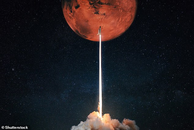 A NASA espera que demore cerca de 500 dias para os humanos chegarem ao Planeta Vermelho, mas os engenheiros canadenses dizem que um sistema baseado em laser pode reduzir essa jornada para apenas 45 dias.  impressão do artista