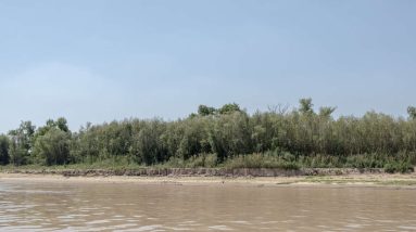 O Rio Paraná vive uma seca histórica