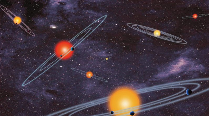 Três "exoplanetas" transformados em estrelas