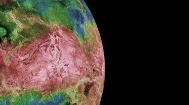 Vênus mostra seu lado quente e nublado