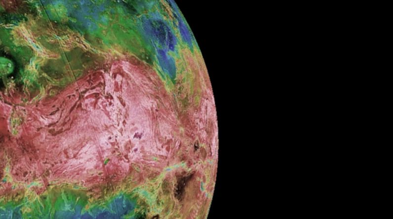 Vênus mostra seu lado quente e nublado