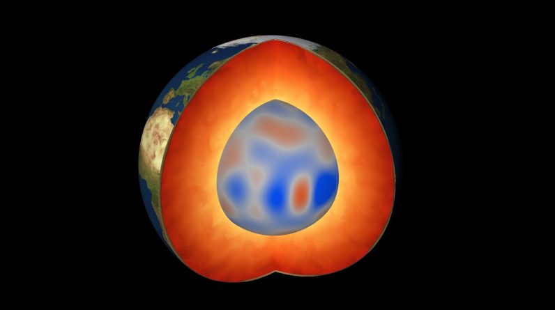 Um tipo inteiramente novo de onda magnética varrendo o núcleo externo da Terra foi descoberto