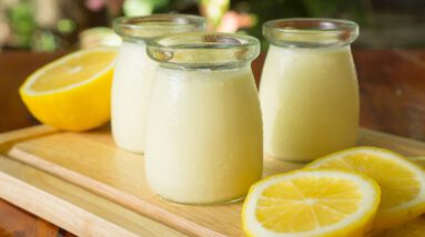 A melhor maneira de criar um Lemon Posset também é a mais simples