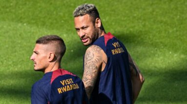 Ainda ausente dos treinos, Neymar e Verratti serão dispensados ​​por Campos e Luis Enrique