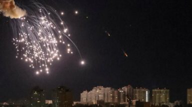 A capital Kiev está sob novo ataque de drones