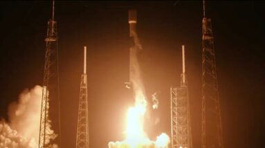 A SpaceX lançou 22 satélites Starlink em sua 70ª missão este ano