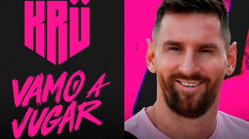 Lionel Messi tornou-se coproprietário da KRÜ Esports