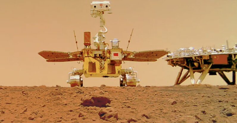 Módulo de pouso chinês descobre estruturas poligonais gigantes enterradas sob Marte: ScienceAlert