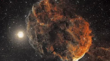 Telescópio Cotidiano: Um Belo Remanescente de Supernova de uma Era Incerta