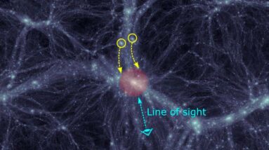 Dança galáctica revela que o universo é menor que se pensava