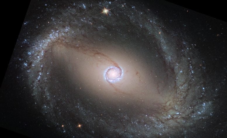 Galáxia espiral do Hubble NGC 1512