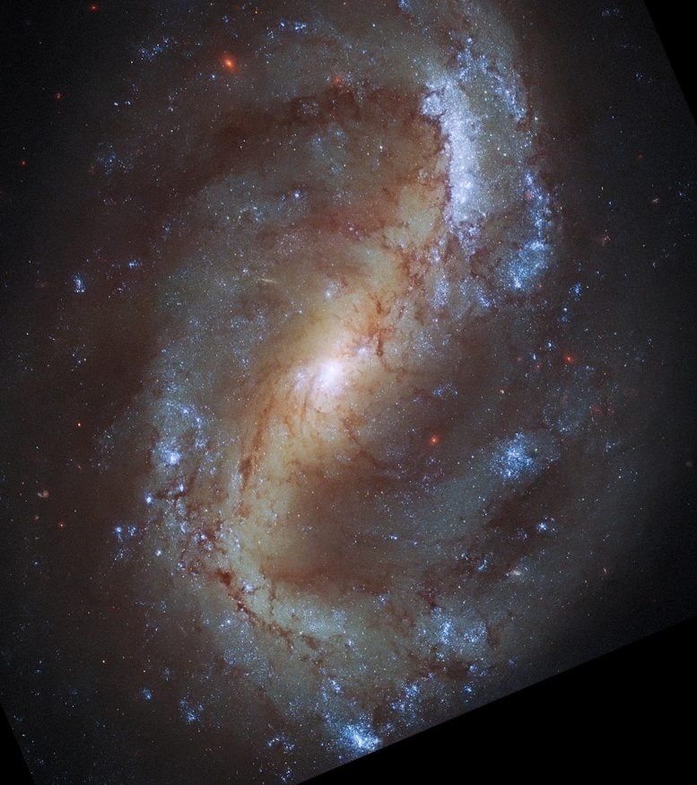 Galáxia espiral do Hubble NGC 7496