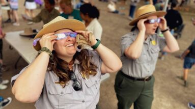 Parques nacionais onde você pode ver um eclipse solar total e céu escuro