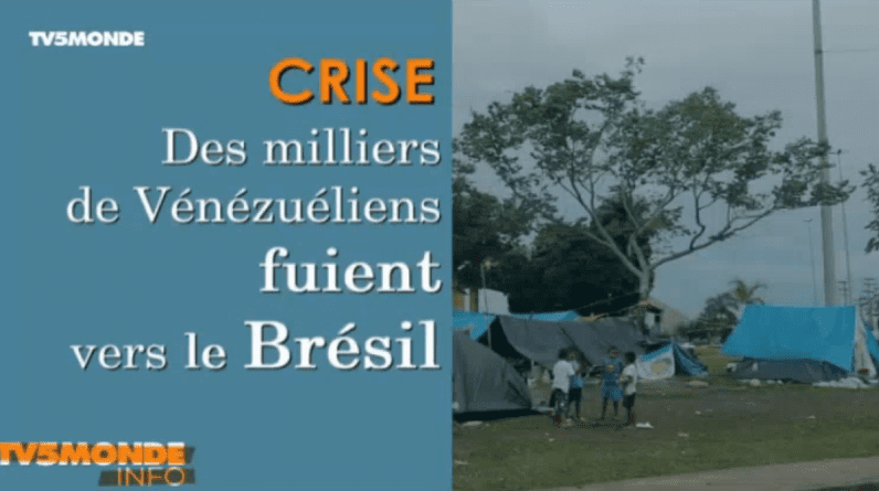 vídeo.  Brasil: A crise na Venezuela provoca uma onda de refugiados  TV5MONDE
