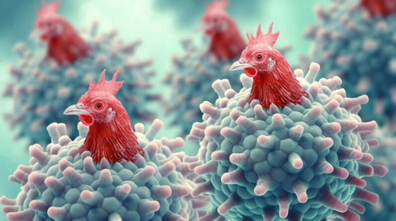 Desenvolvimento viral alarmante – Cientistas identificam primeiro caso de gripe aviária espalhando-se de mamíferos para humanos
